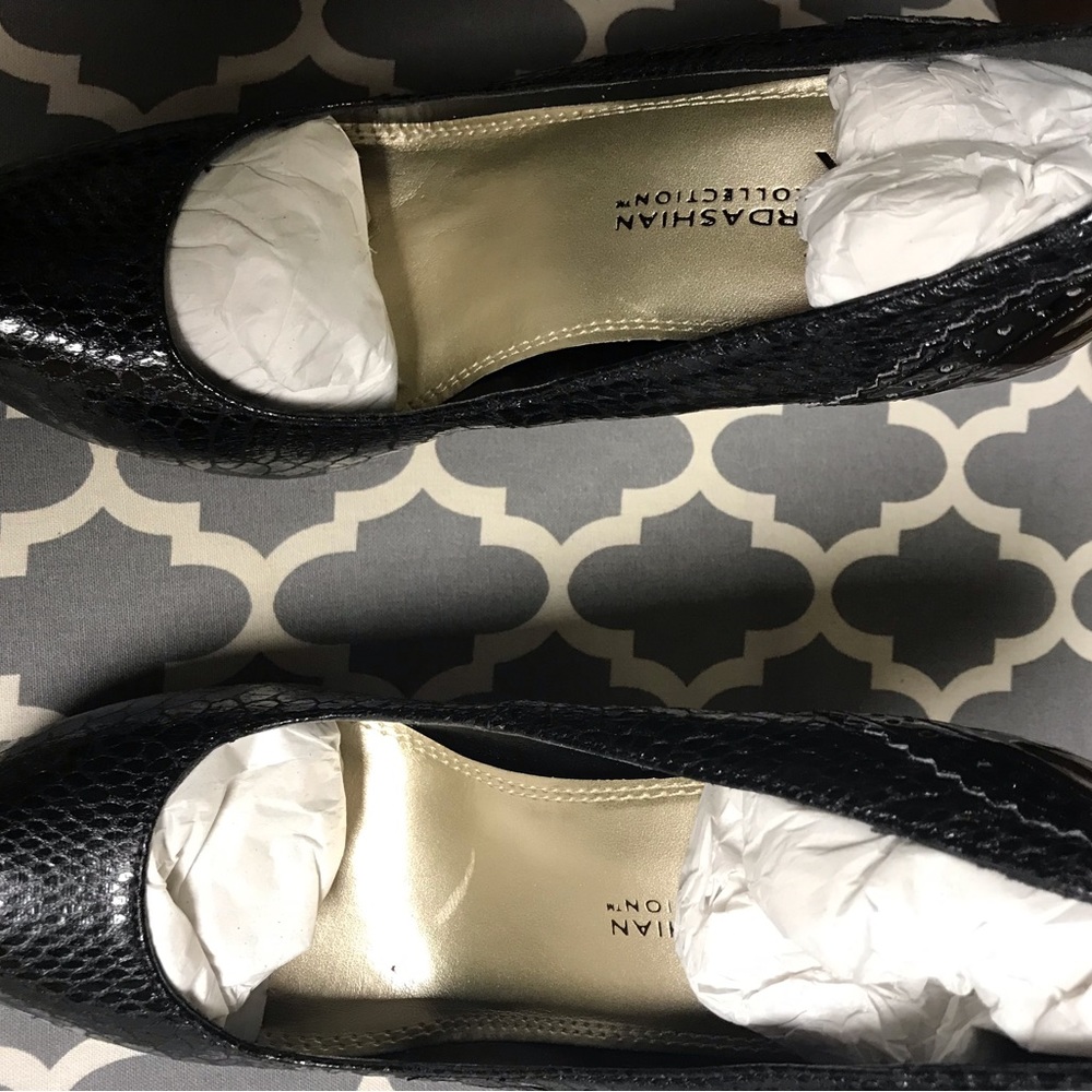 New Womens Black Kardashian Kollection High Heels Size 8M
